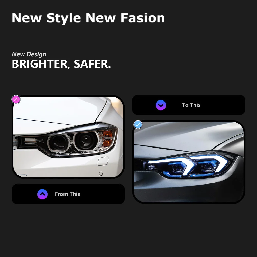 Подходит для модифицированных моделей bmw f30 3 серии 12-19 лет - Фотография_2