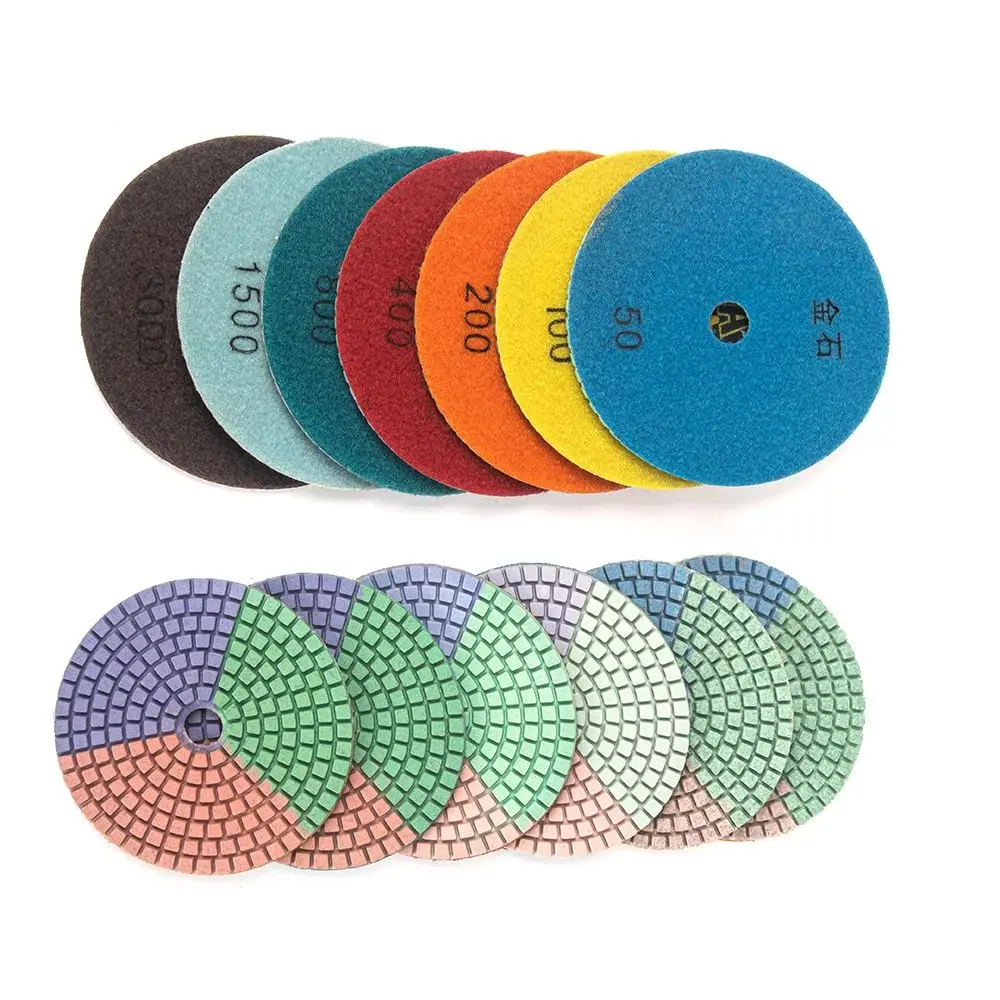 4 дюйма, 100 мм, 3 цвета, алмазная