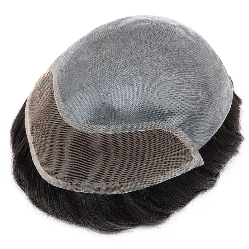 Мужской парик bio-toupee с двойным узлом - Фотография_5