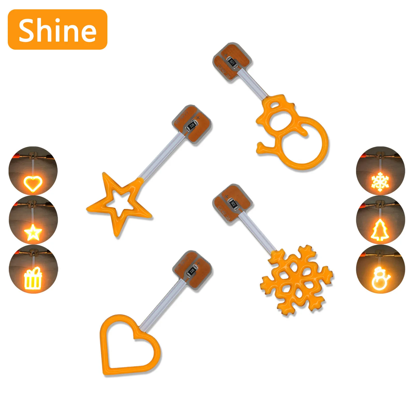 3 в, креативная рождественская елка с нитью в форме сердца