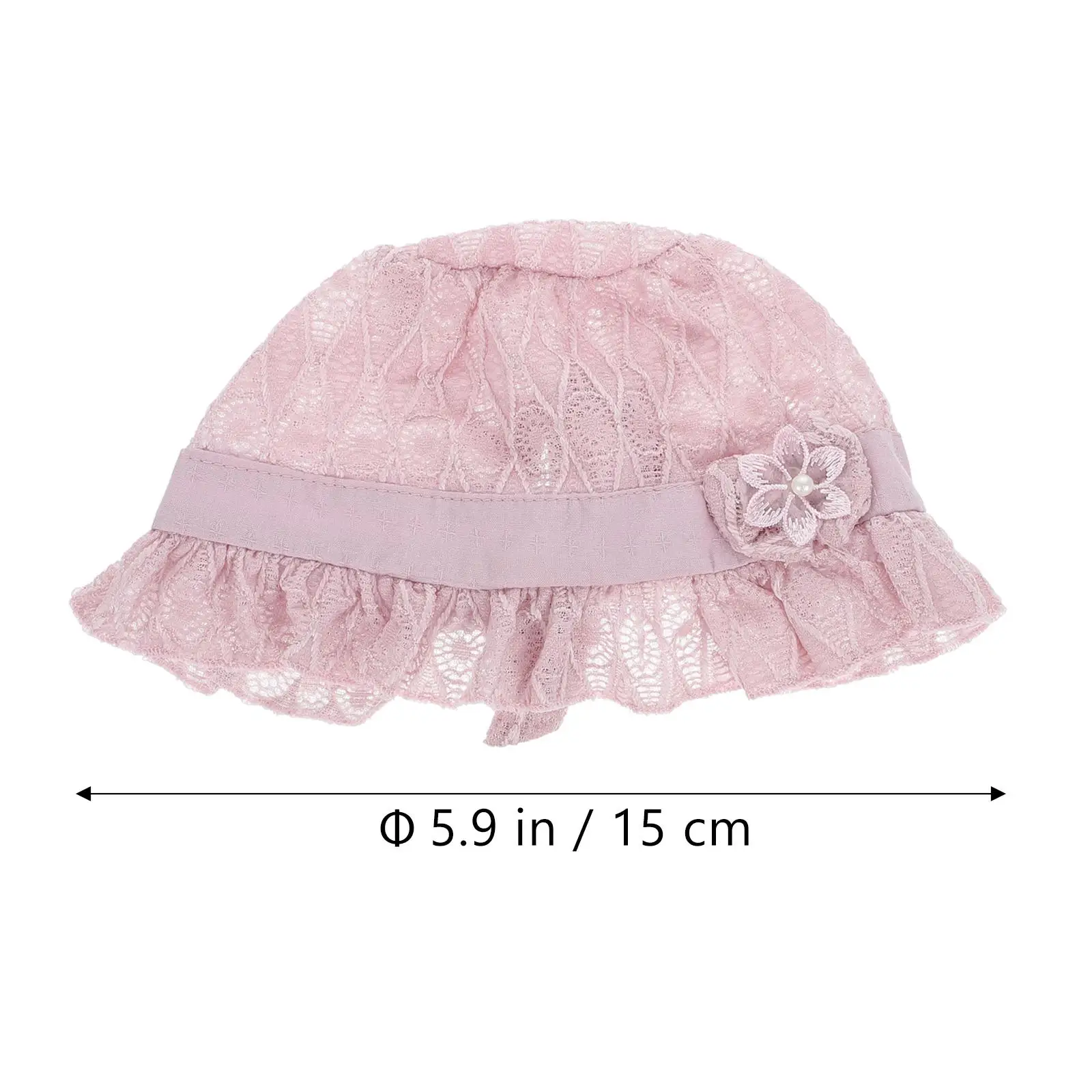 Кружевная шапка для новорожденных - Фотография_6