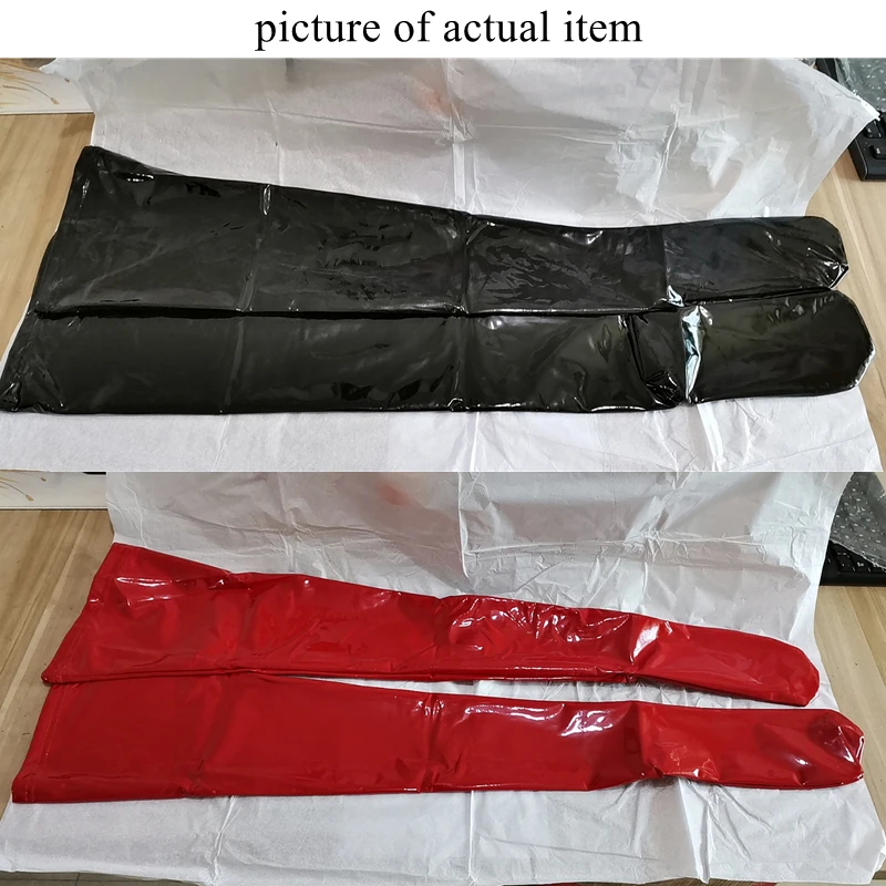 Готические мокрые чулки до бедра - Фотография_6