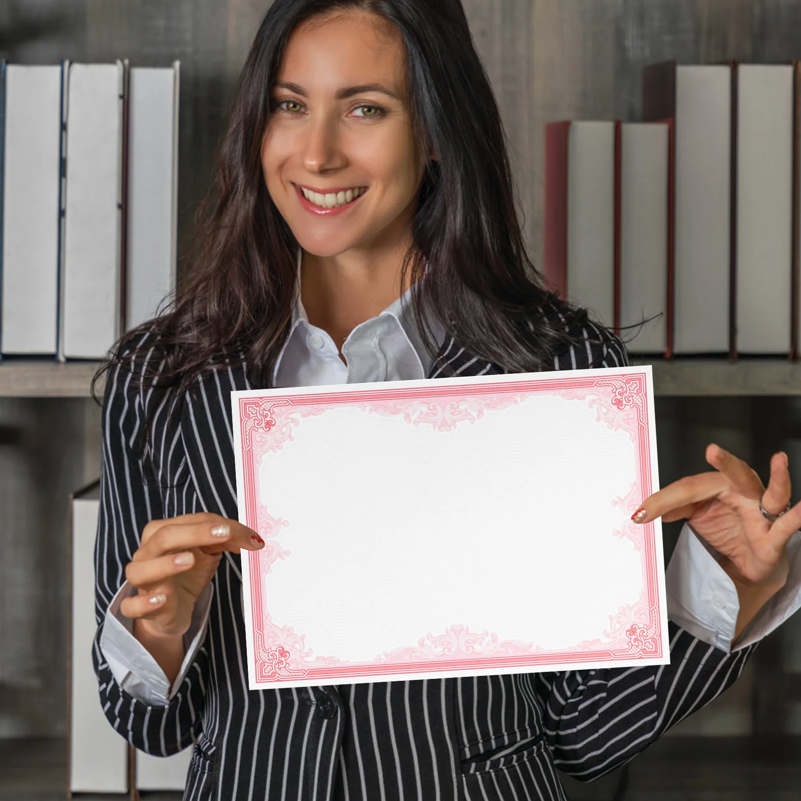 10-листовая внутренняя бумага для сертификата