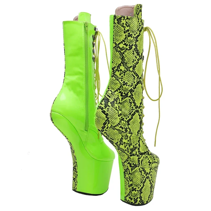 Leecabe green snake pu mix - Фотография_4