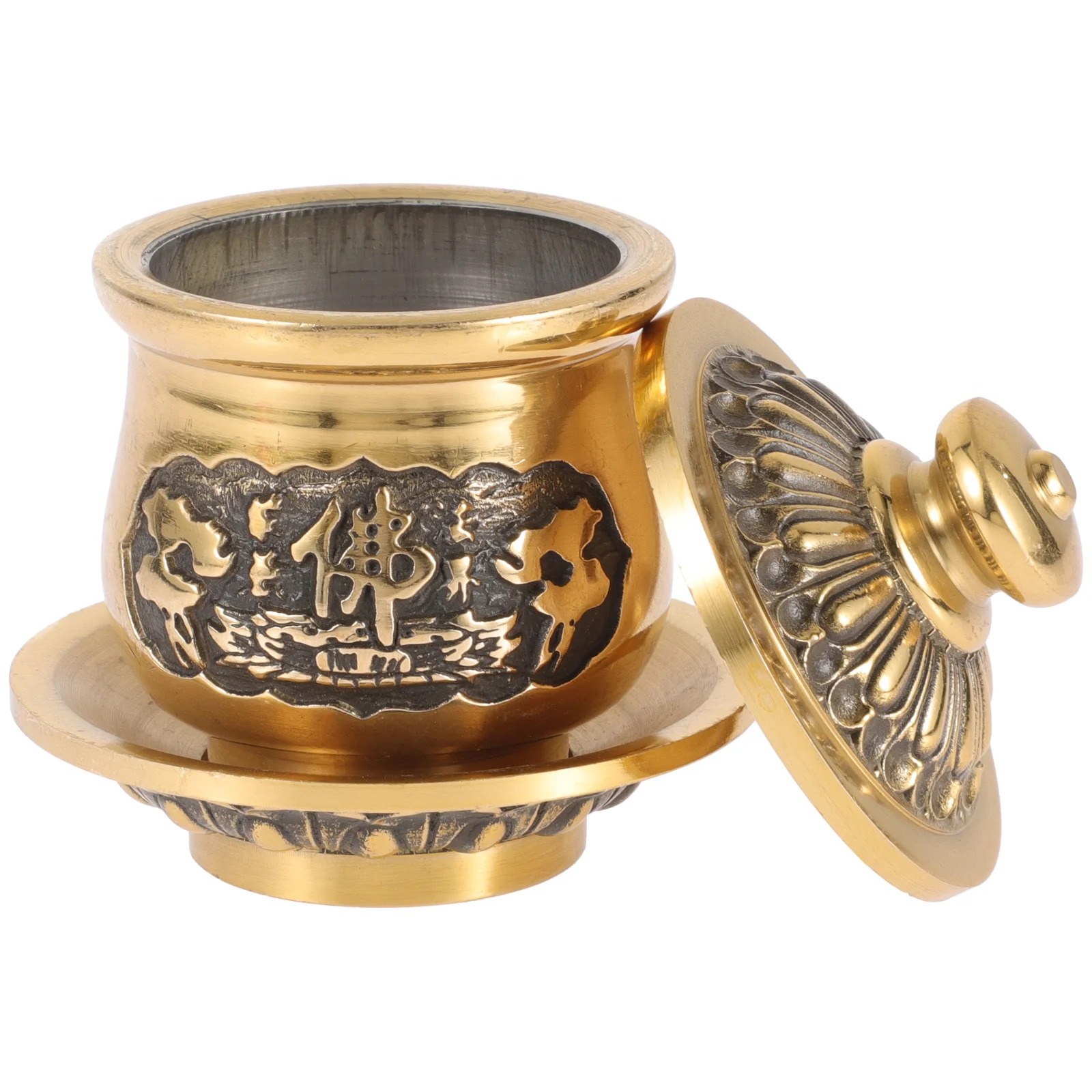 Буддийская медная чашка изысканный - Фотография_4