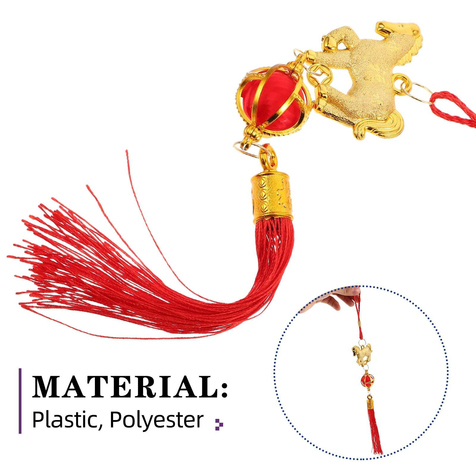 1 комплект, традиционный китайский новогодний подвесной кулон - Фотография_6