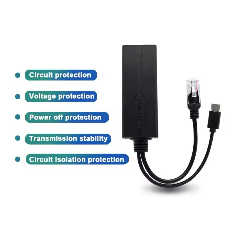 Poe splitter 48v to 5v micro usb - Фотография_2