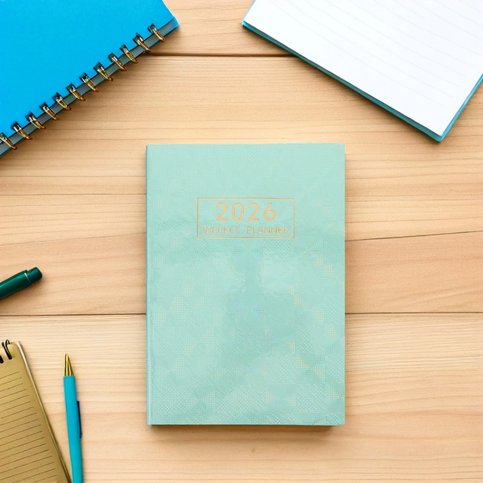 2026 a5 ослепительный голографический блокнот-планировщик - Фотография_3