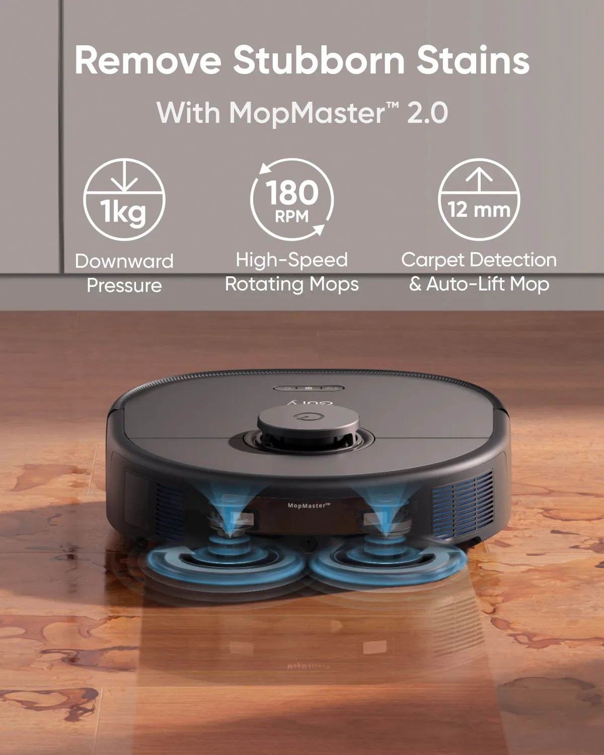 Робот-вакуумная швабра eufy x10 pro omni с всасыванием 8000 па - Фотография_3