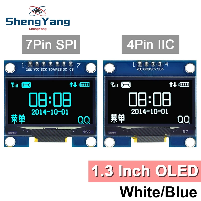 Tzt 1,3-дюймовый oled-модуль spi/iic