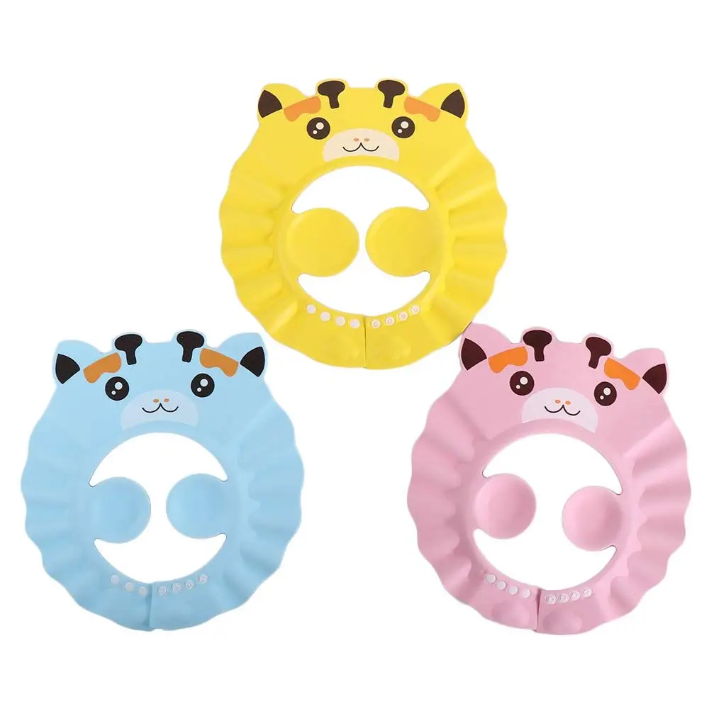 Милая шапка для мытья волос с рисунком из мультфильма