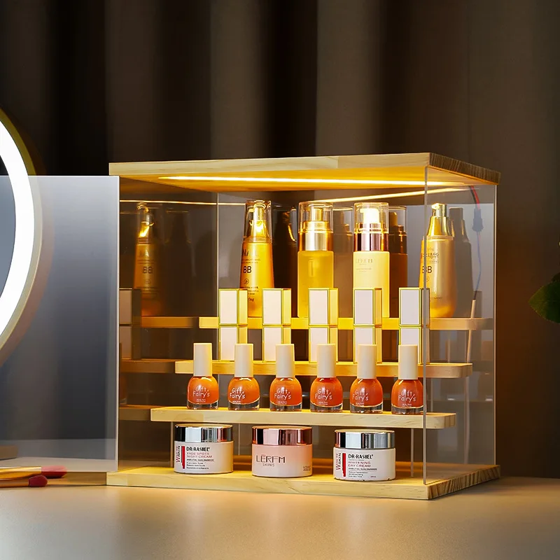 Акриловая витрина pop mart со светодиодной подсветкой - Фотография_3