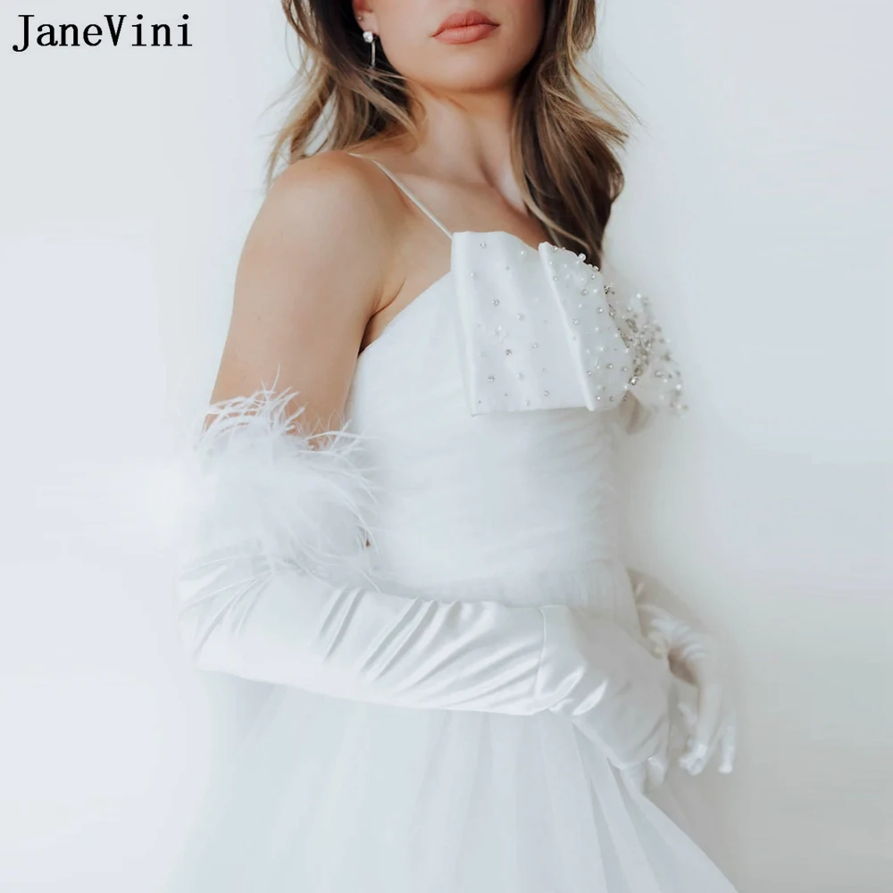 Janevini, черные страусиные перья - Фотография_2