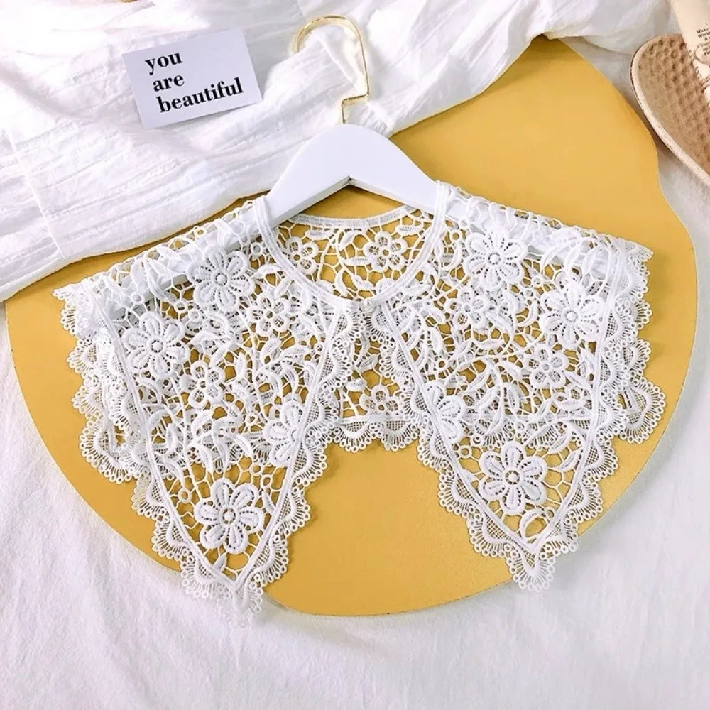 Милый ажурный сетчатый накладной воротник - Фотография_4