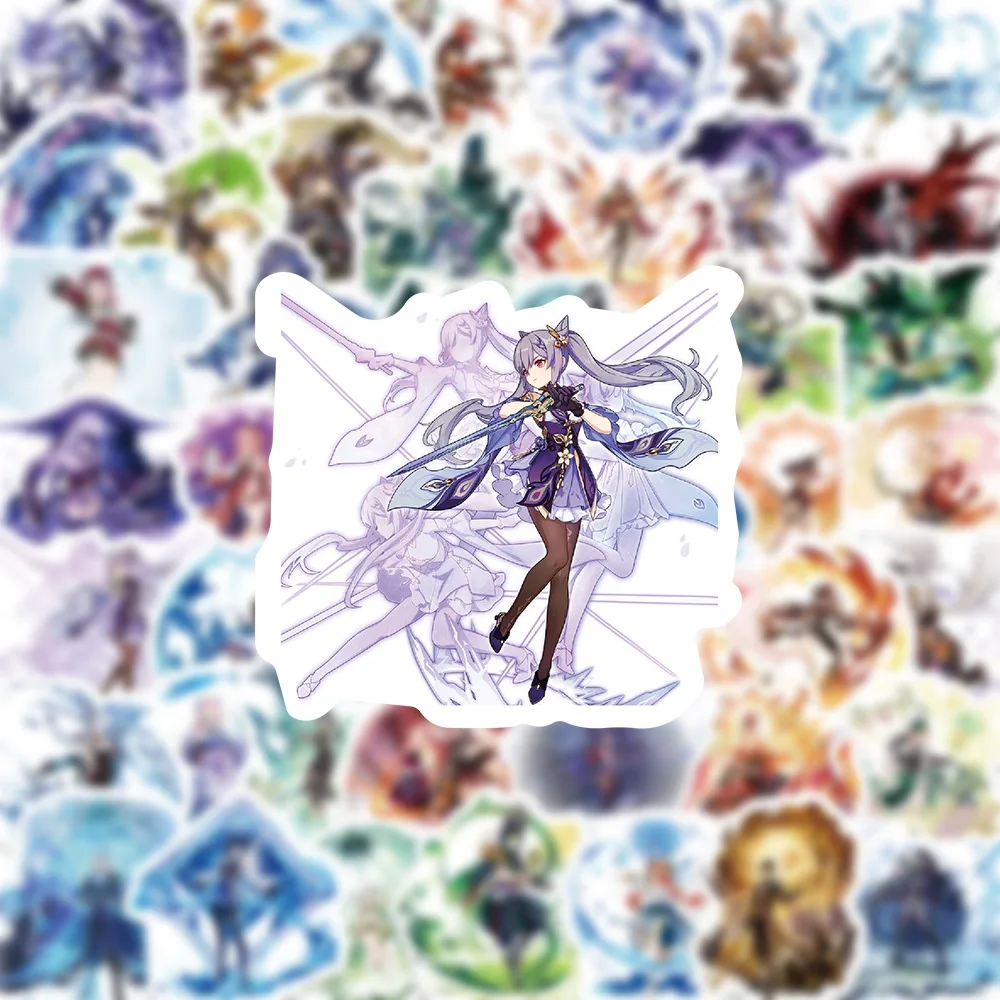 Genshin игровая наклейка милый - Фотография_2