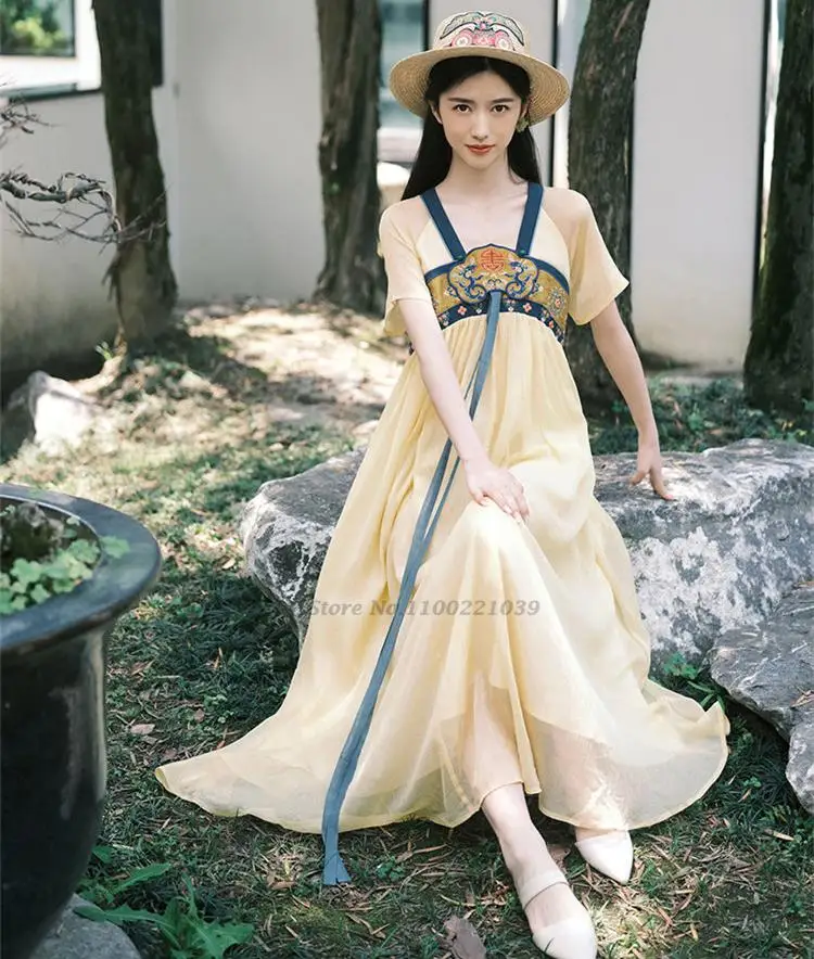 Традиционное китайское платье феи ruqun hanfu 2021 - Фотография_3