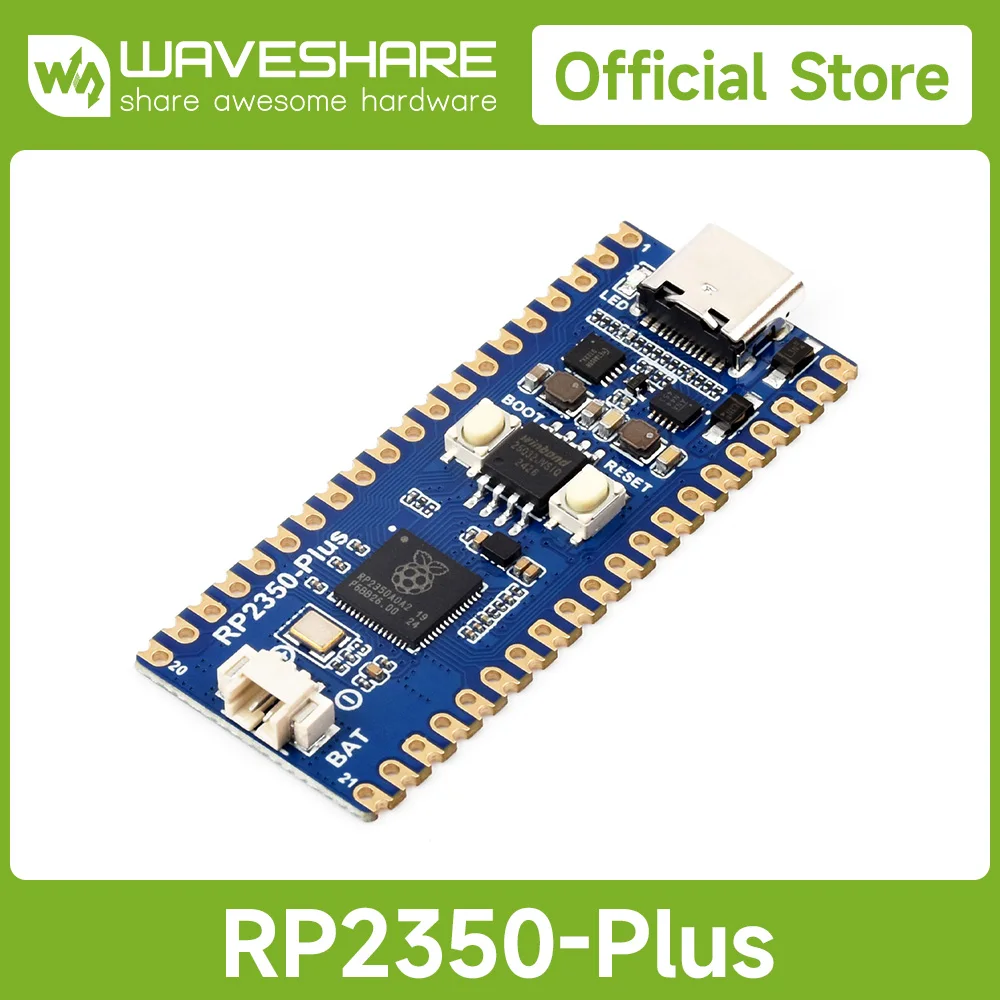 Макетная плата waveshare rp2350-plus