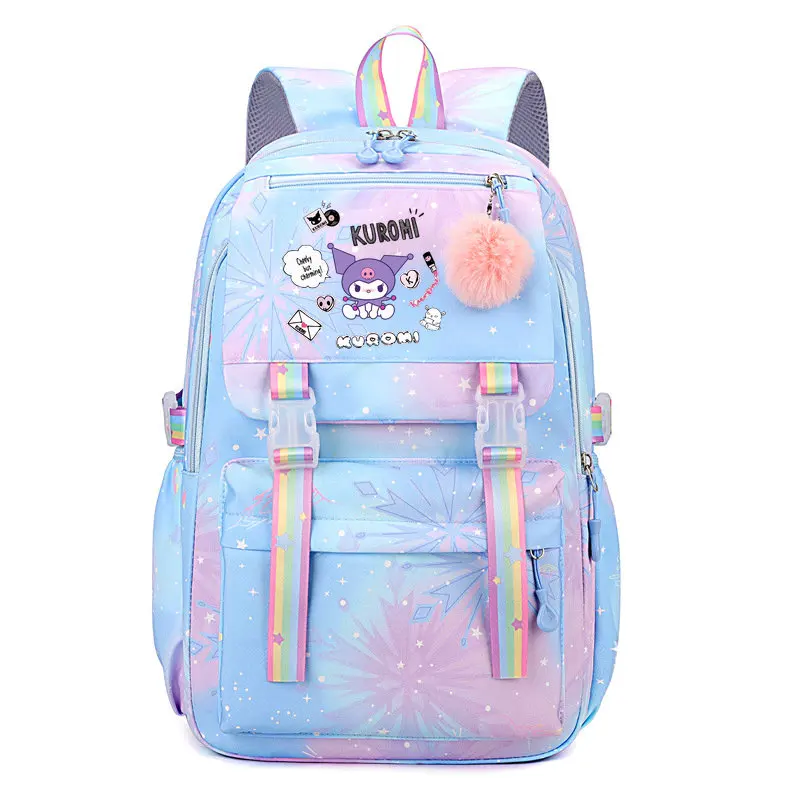 Вместительный водонепроницаемый рюкзак mochila kuromi melody - Фотография_3