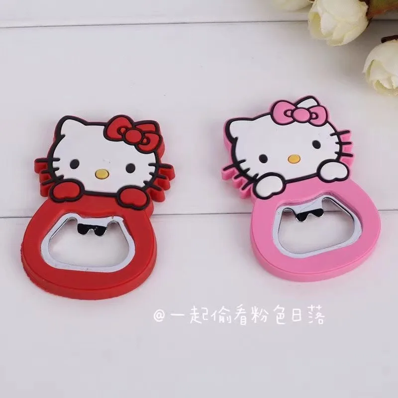 Hello kitty милая мультяшная силиконовая открывалка для вина - Фотография_5