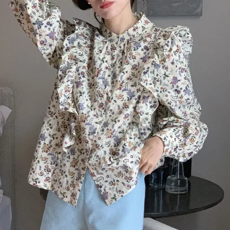 Azaleeka рубашка с пышными рукавами и принтом - Фотография_4