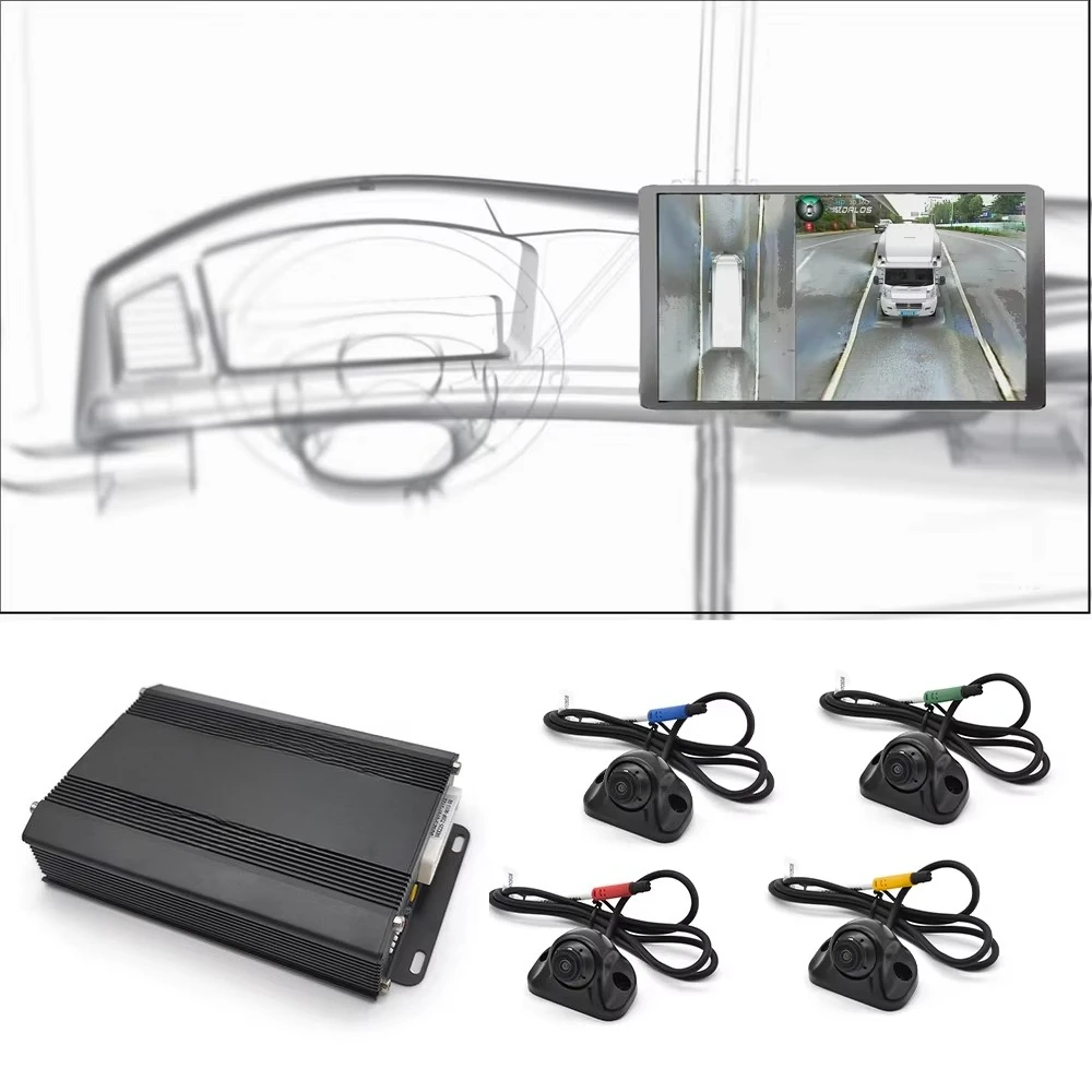 360-градусная система мониторинга объемного обзора для автобусов - Фотография_4