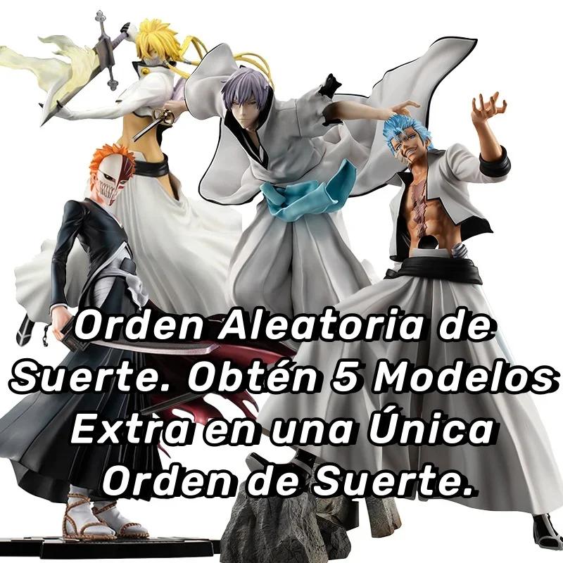 Фигурка bleach, аниме-фигурки kurosaki ichigo aizen rukia lucky mistery - Фотография_2