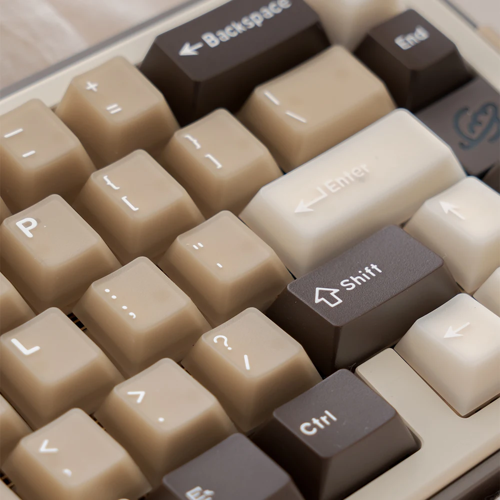 164 клавиши latte coffee keycaps - Фотография_6