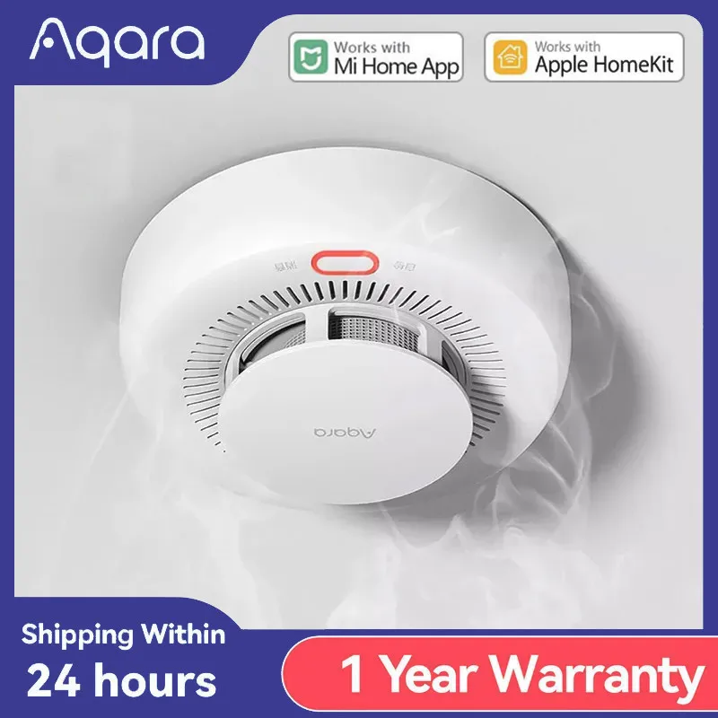 Умный детектор дыма aqara zigbee