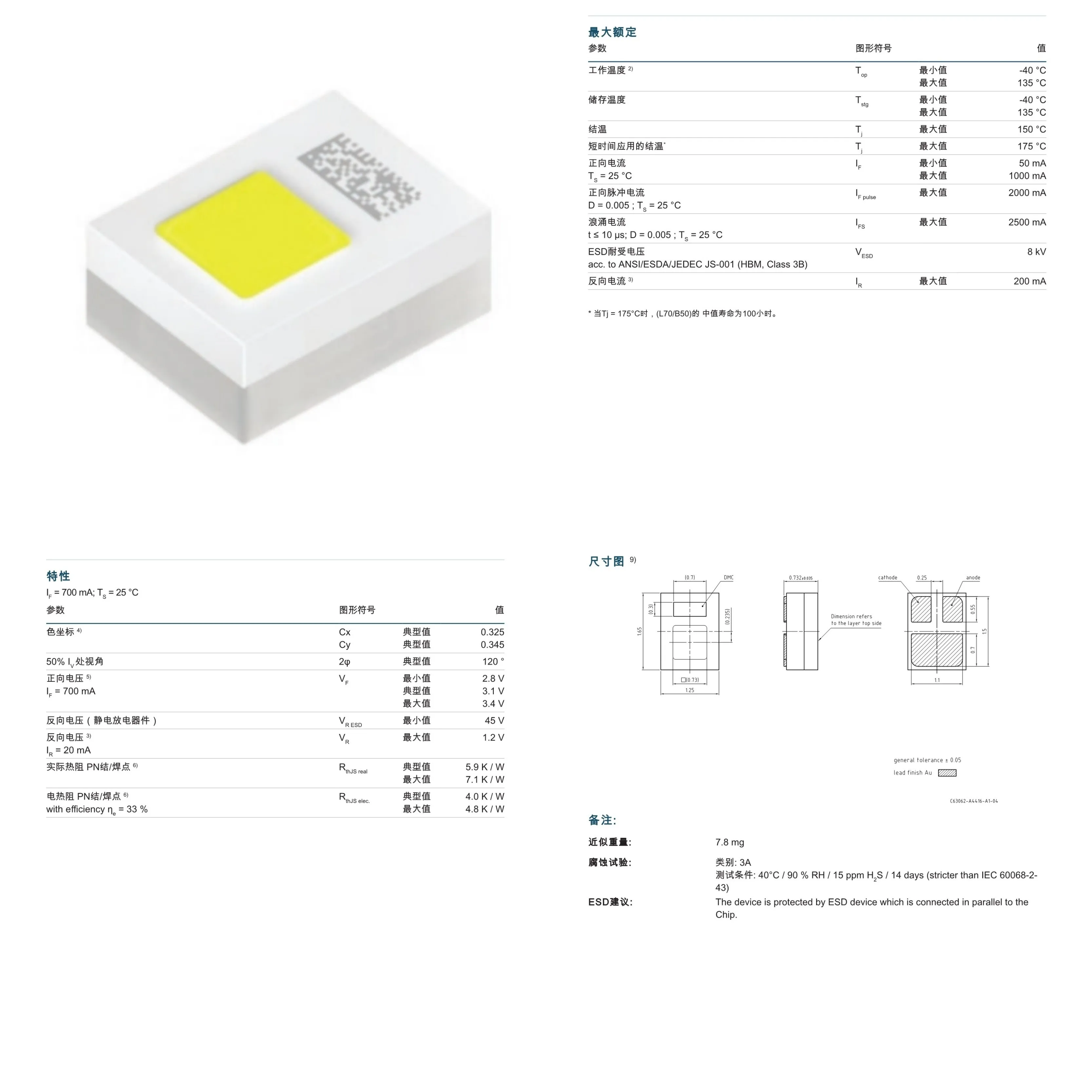 Smd led 1216 2016 luw ceup celmm1 ceun kw celn 5 вт 10 вт 3 в-3 - Фотография_2