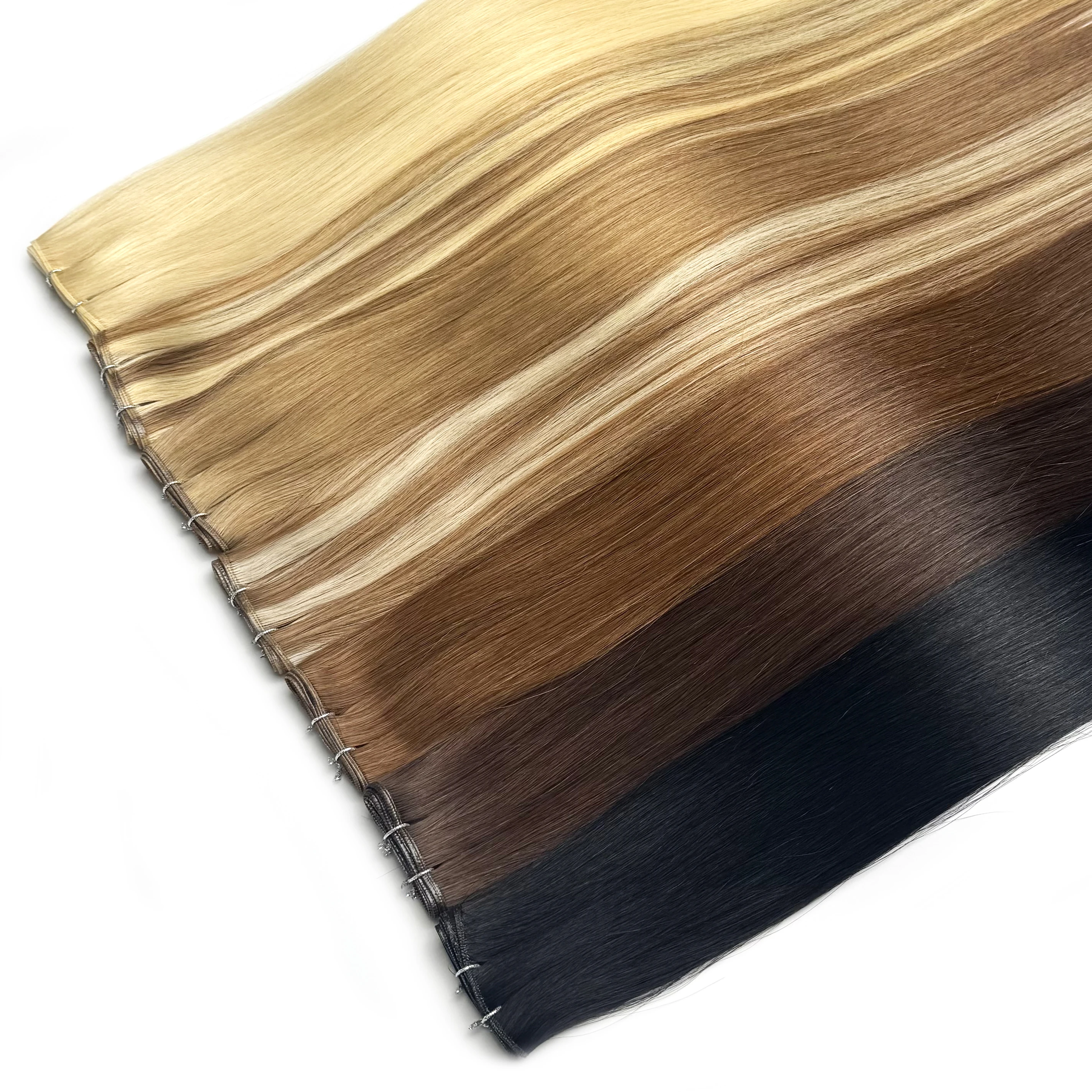 100% натуральные человеческие волосы remy genius weft - Фотография_5