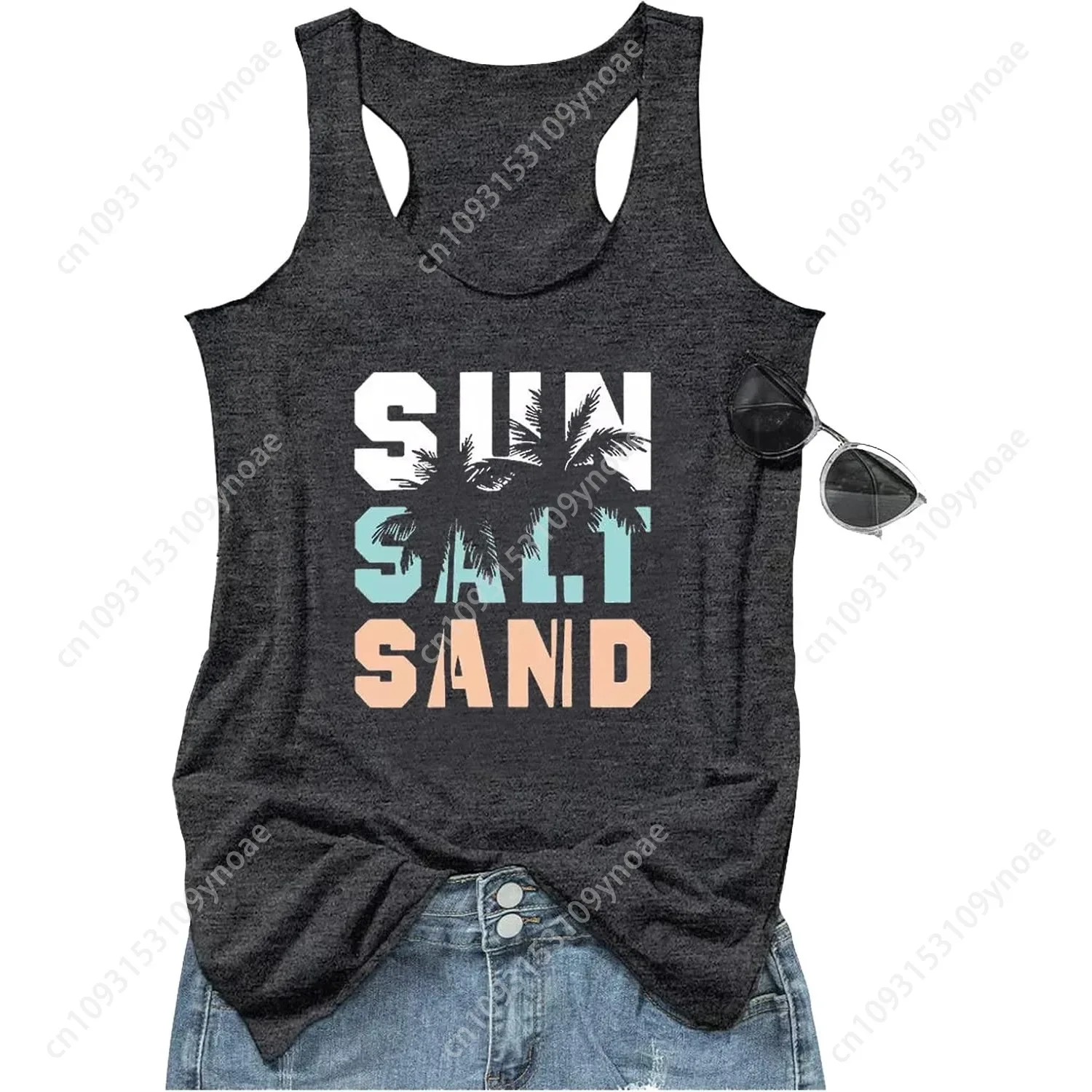 Мандала винтажные топы на бретелях с графическим принтом - Фотография_4