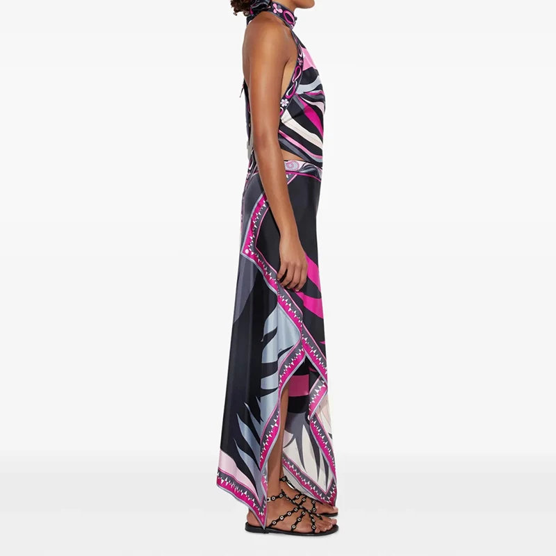 Повседневная женская одежда с принтом для отпуска - Фотография_4