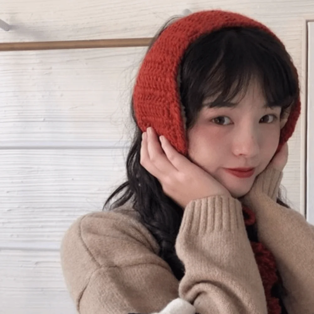 Шикарные плюшевые наушники в корейском стиле y2k - Фотография_4