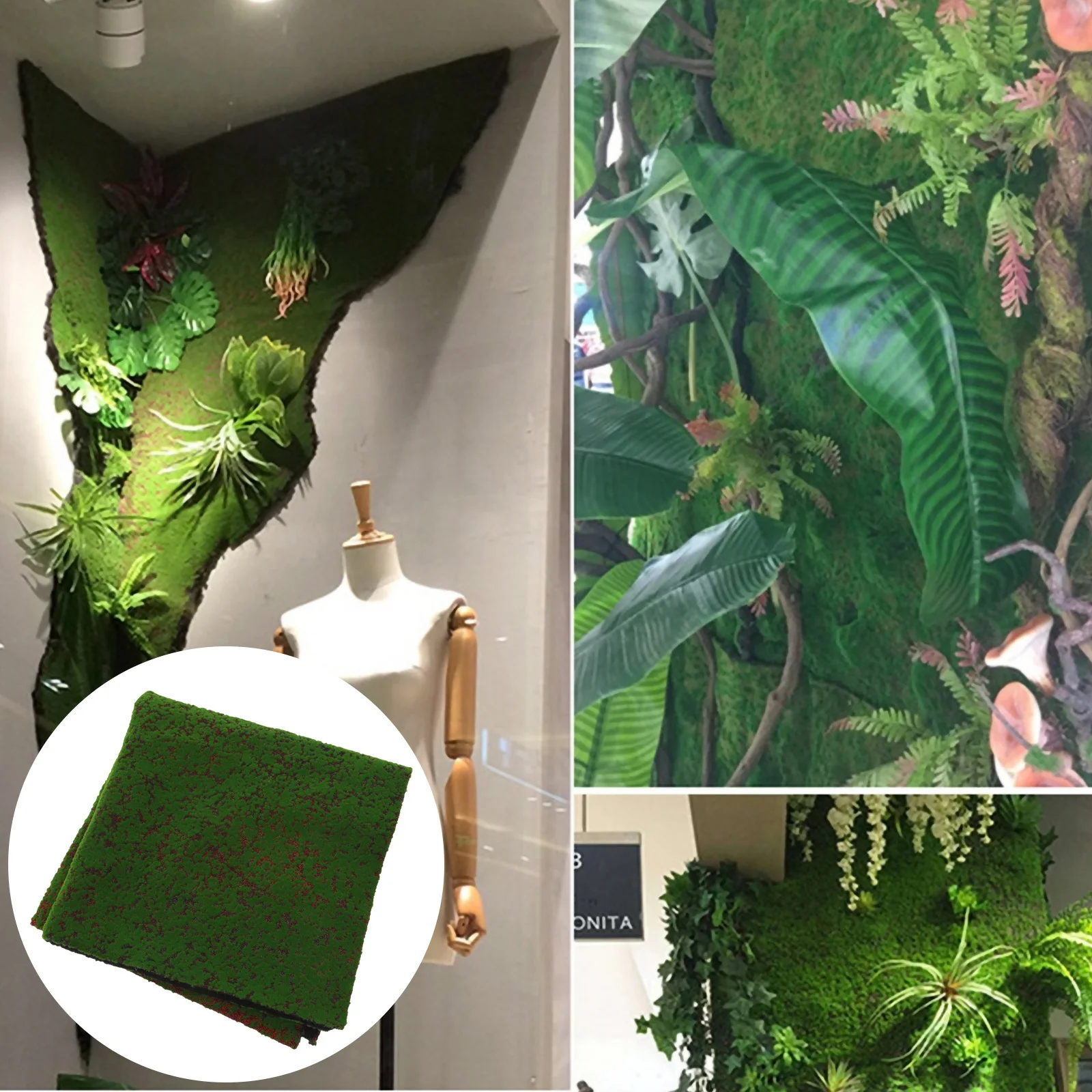 Искусственная трава мха - Фотография_6