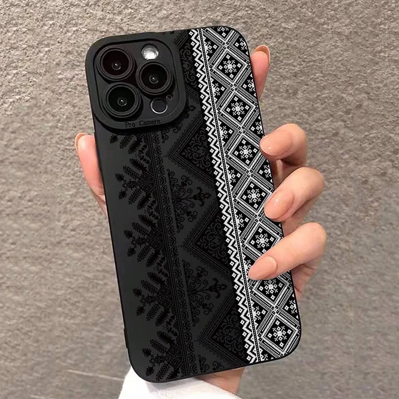 Винтажный чехол для телефона с тотемной росписью для iphone 16e