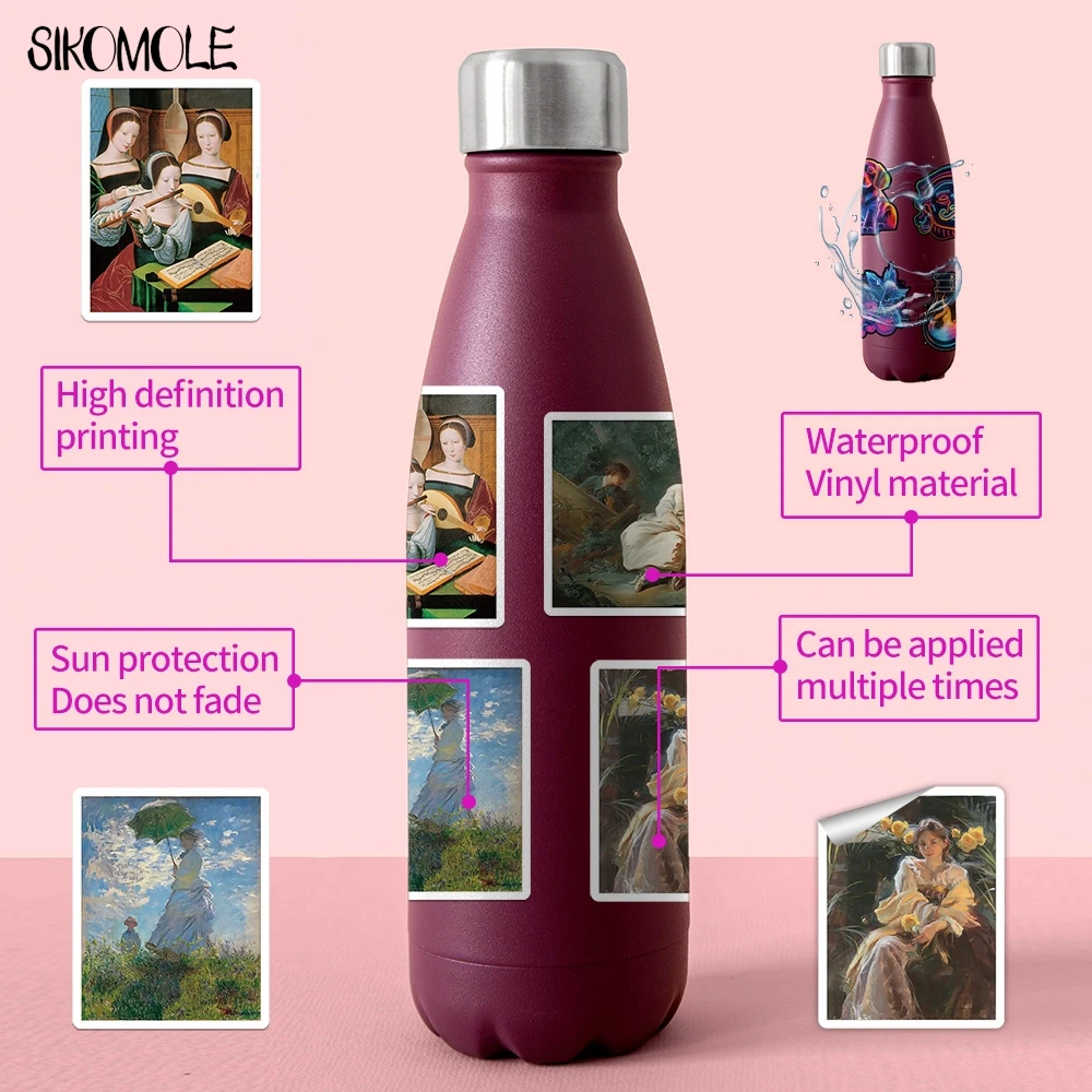 Ретро картина маслом пвх наклейки - Фотография_5