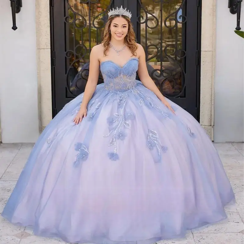 Розовые платья принцессы quinceanera по индивидуальному заказу - Фотография_2