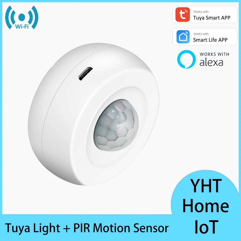 Tuya lux light wifi usb с батарейным