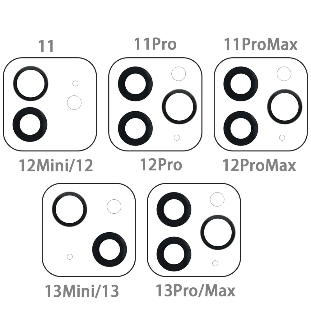 Стекло задней камеры для apple iphone 11 12 13 mini pro max - Фотография_5