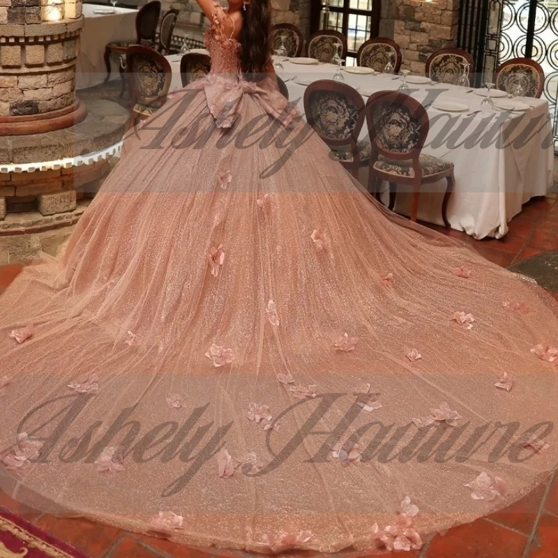 Платье quinceanera для девочек по индивидуальному заказу - Фотография_4