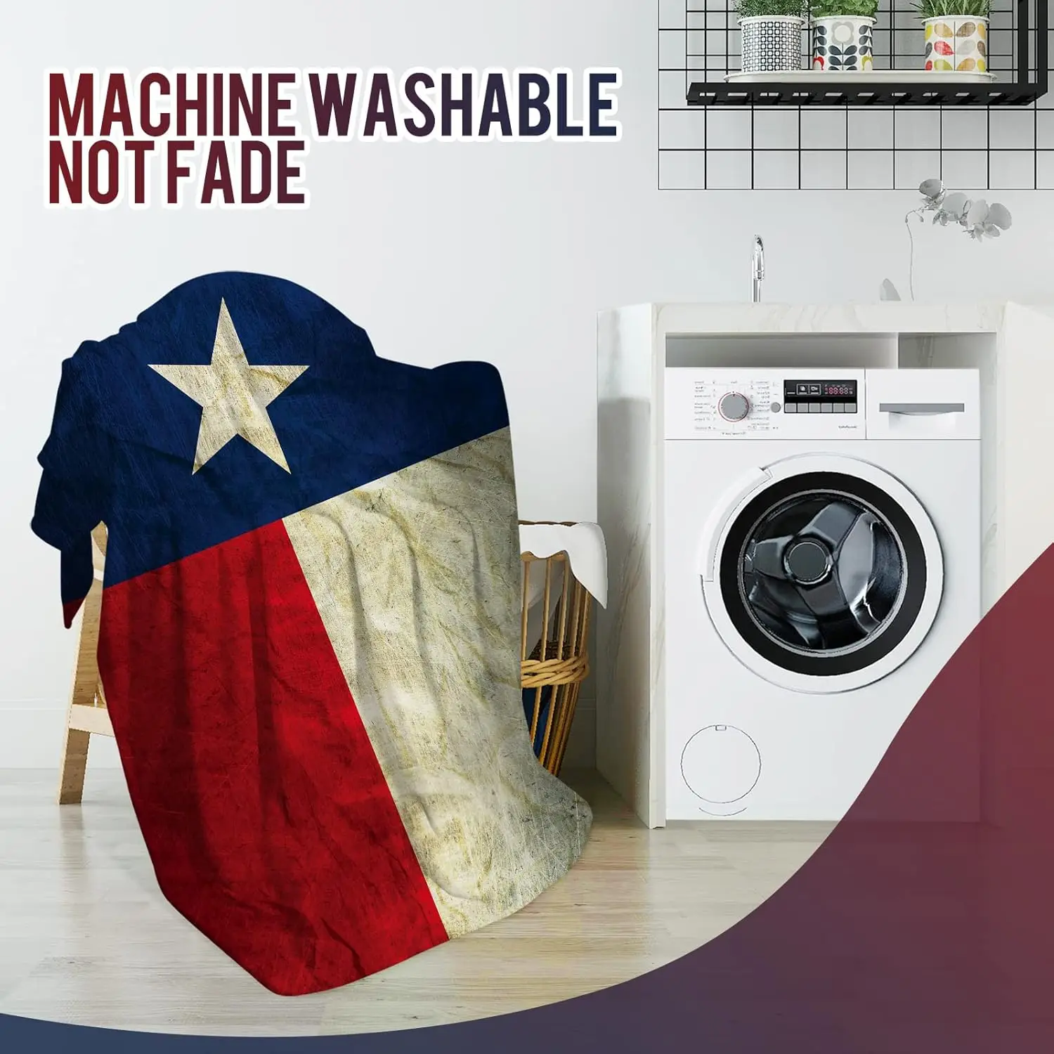 Одеяло с флагом техаса levens - Фотография_5