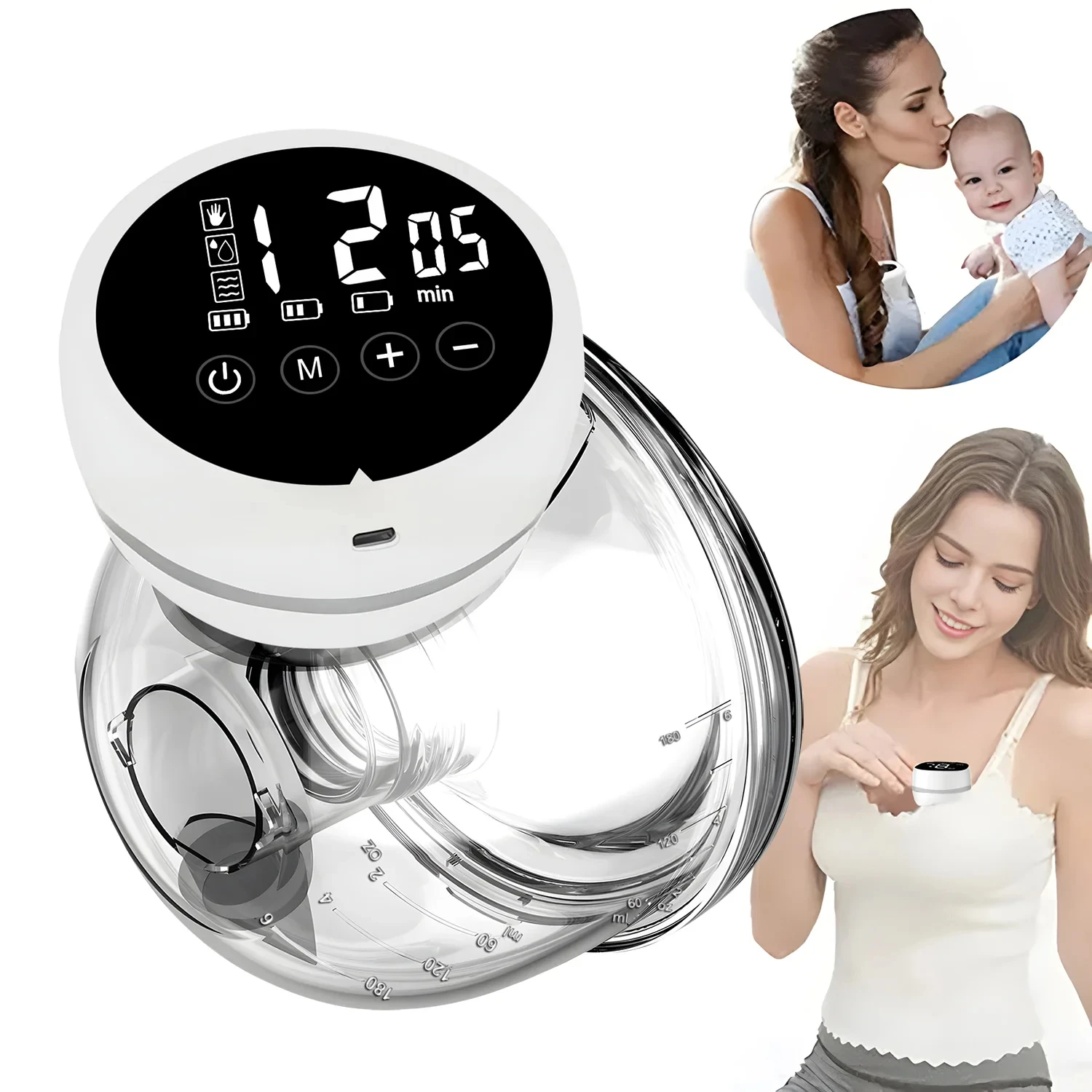 New wearable breast pump electric