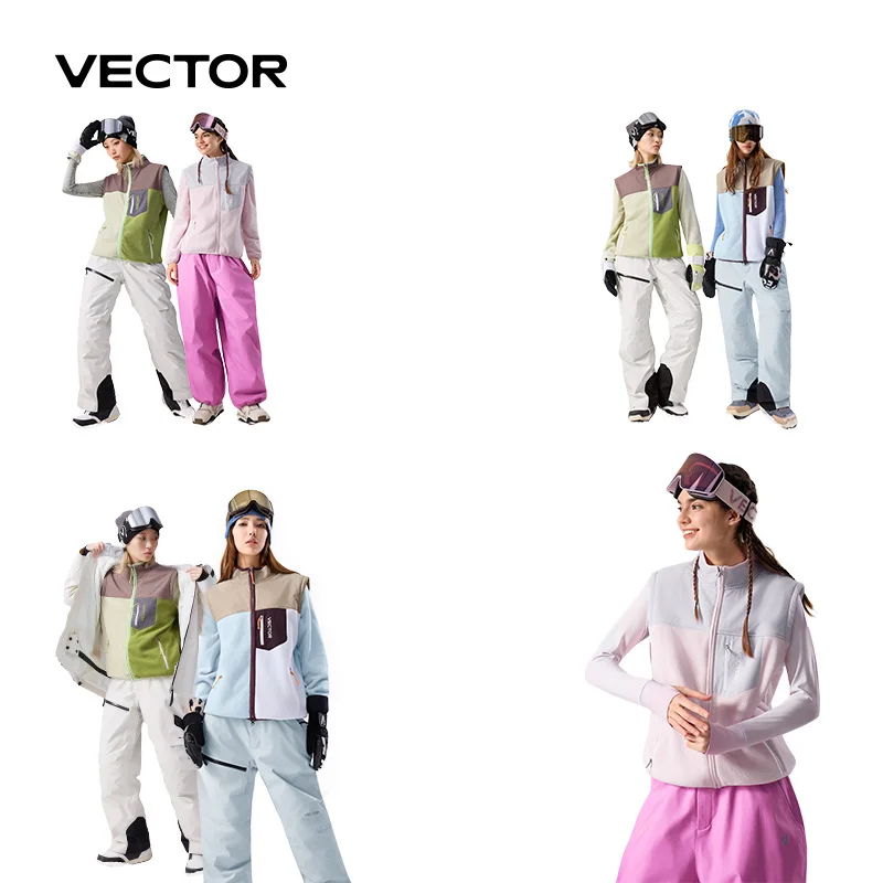 Брендовая флисовая куртка vector