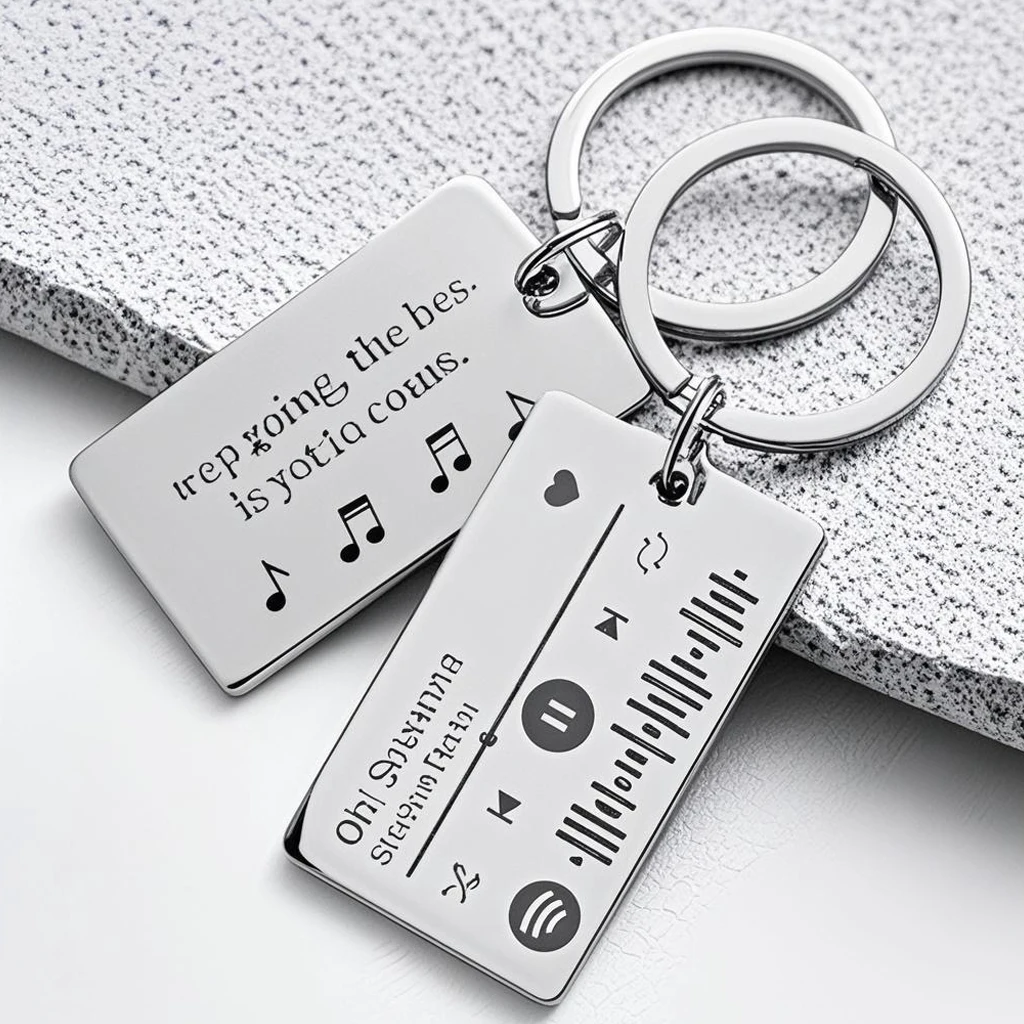 Персонализированный брелок с кодом spotify - Фотография_4