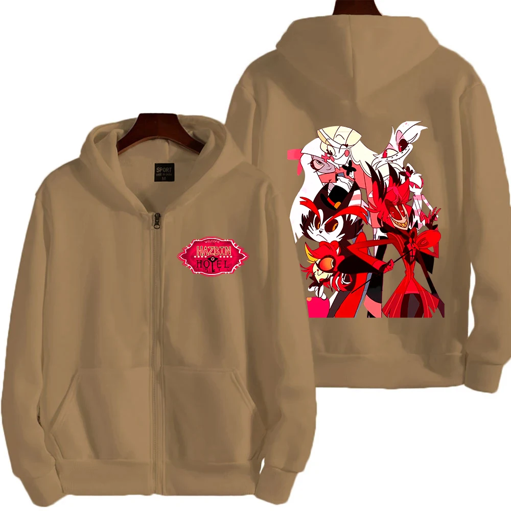 Y2k street hoodies 2025 fun hazbin - Фотография_2