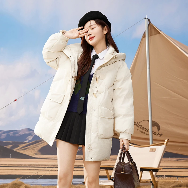 Shascullfites melody зимнее новое модное корейское зимнее пальто - Фотография_4