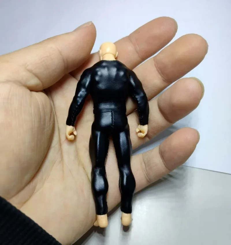 Черный облегающий костюм (топ и брюки в масштабе 1/18 - Фотография_4