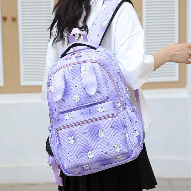 Модные большие рюкзаки с кроличьими ушками для женщин - Фотография_2