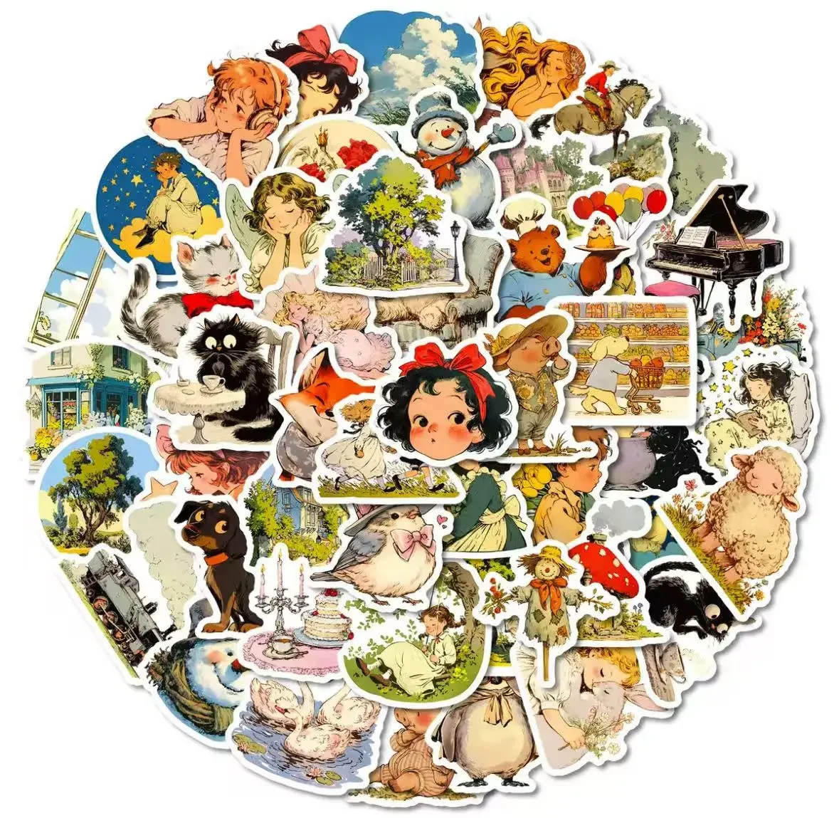 50-пасторальные наклейки в стиле граффити в стиле комиксов - Фотография_2