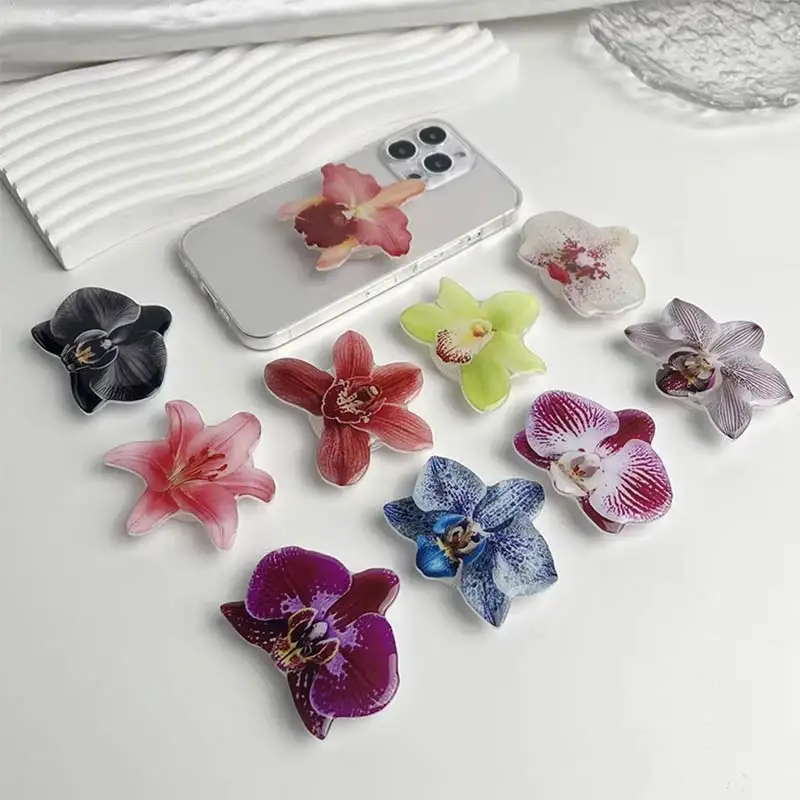 Новая подставка для телефона с орхидеей - Фотография_6